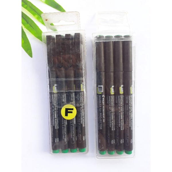 

Pulpen Pilot SC-OHF Permanent Ink Marker for Projector Set isi 4