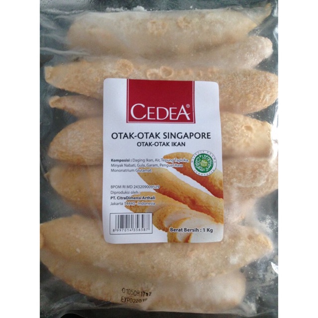 

CEDEA Otak-otak Singapore 1kg Frozen Food Lampung