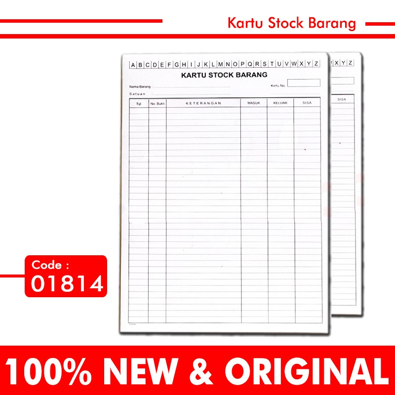 

Kartu Stock Barang Quarto Putih polos
