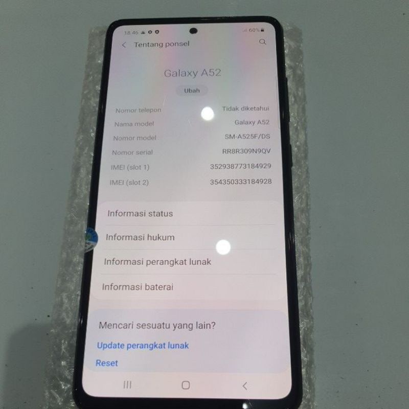 Lcd Samsung A52 Ori Cabutan