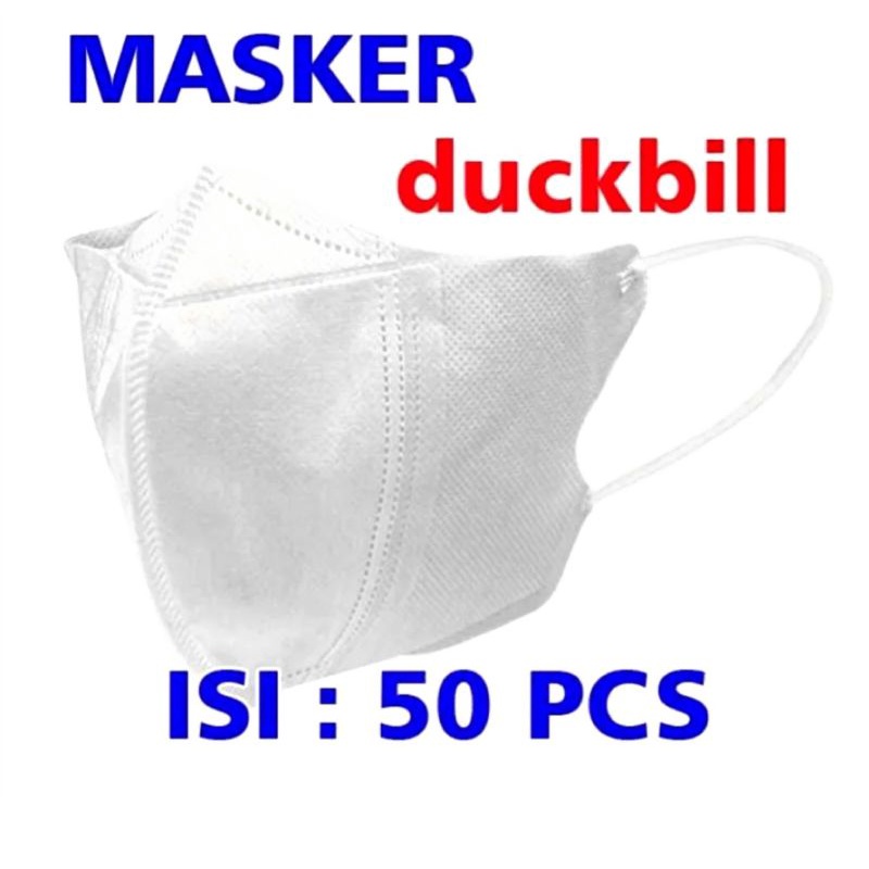 Duckbill 3 Ply Mask Masker Duckbil Masker Duckbill Isi 50 pcs