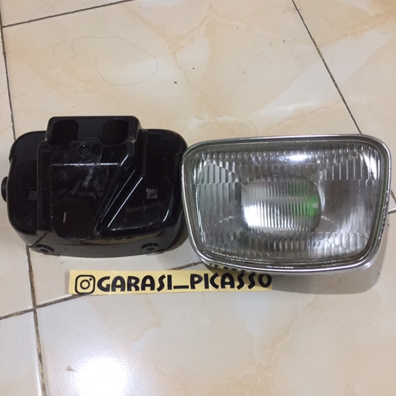 Reflektor Lampu Depan Rx king oval original copotan