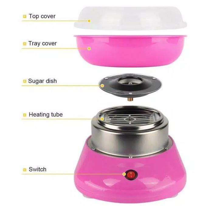 Mesin gulali kapas cotton candy maker mesin pembuat gulali kapas