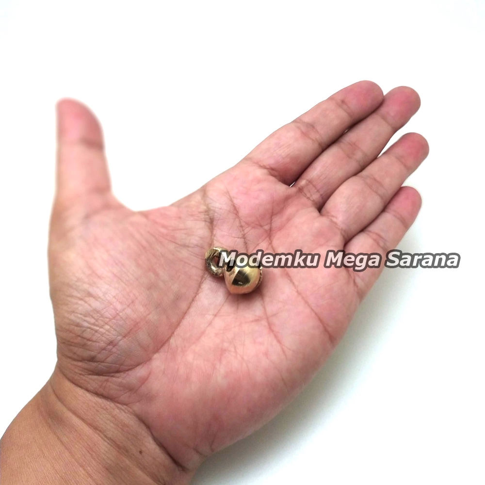 Gowok Kuningan Bel Klinting Kerincing - Kalung Kucing No.1 Diameter 1.5 cm