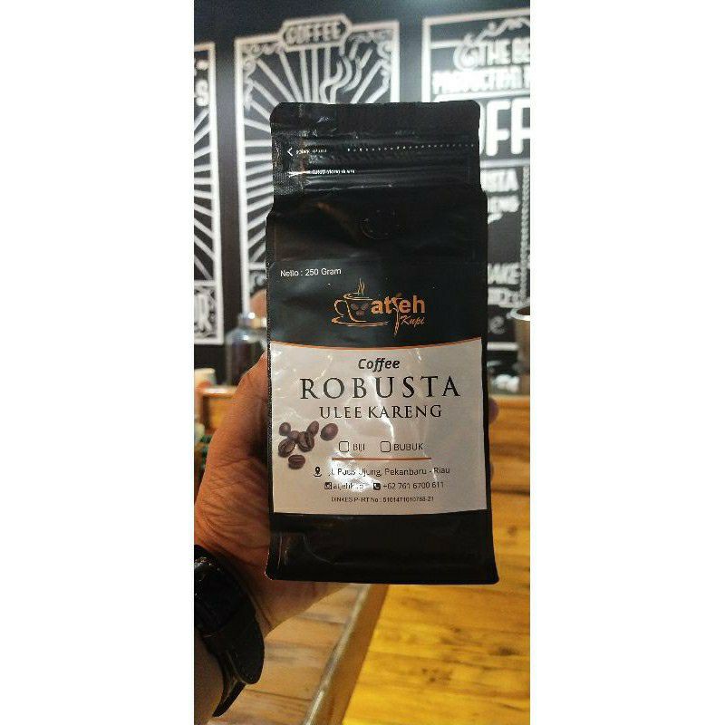 

Kopi Ulee Kareng Robusta Asli -Bubuk Atjeh Kupi