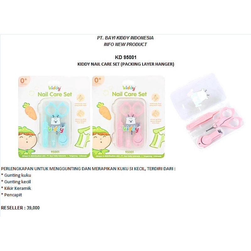 Kiddy Nail Care Set With Comb 95002 / 95001