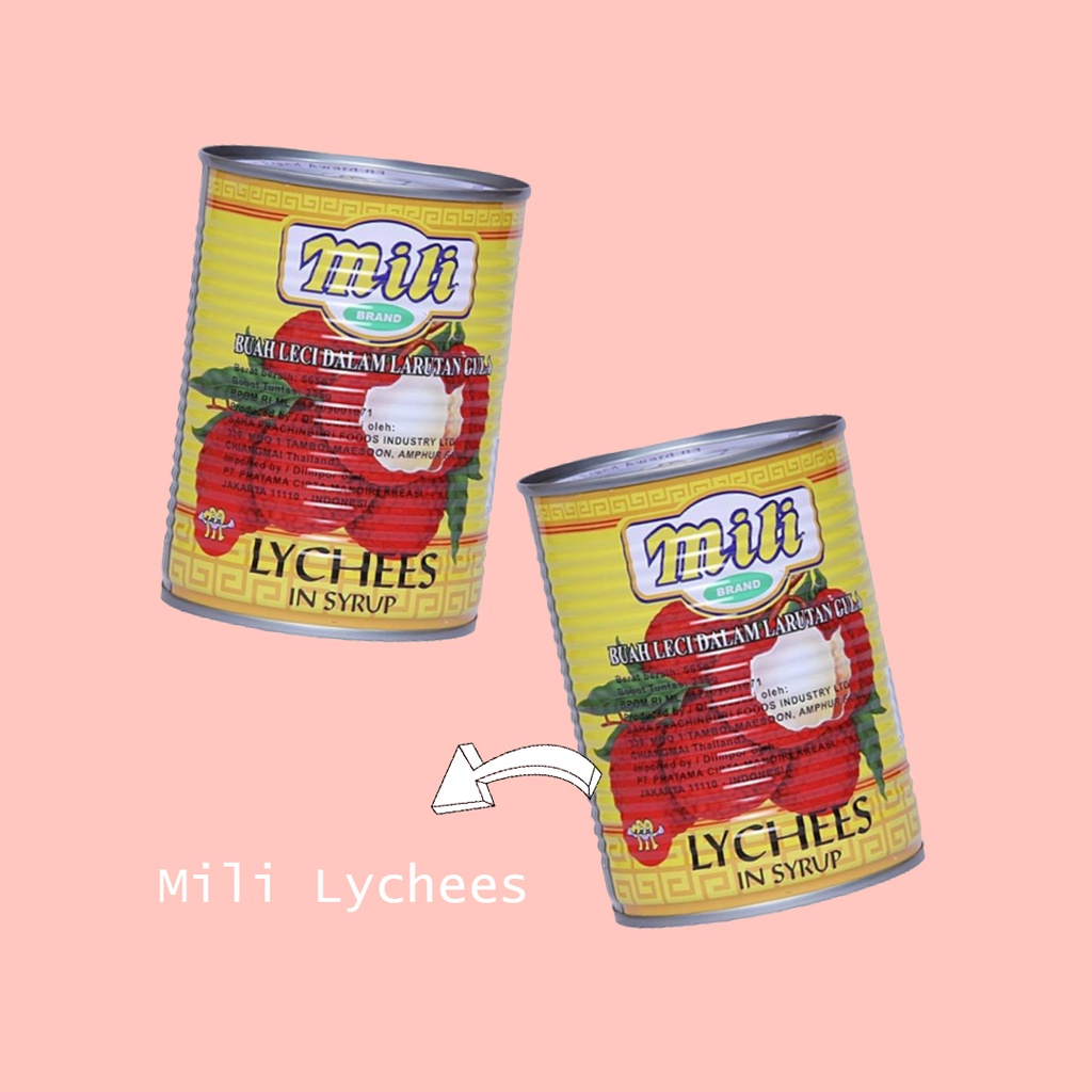 

Mili Lychee / Buah Leci Dalam Kaleng 565Gr