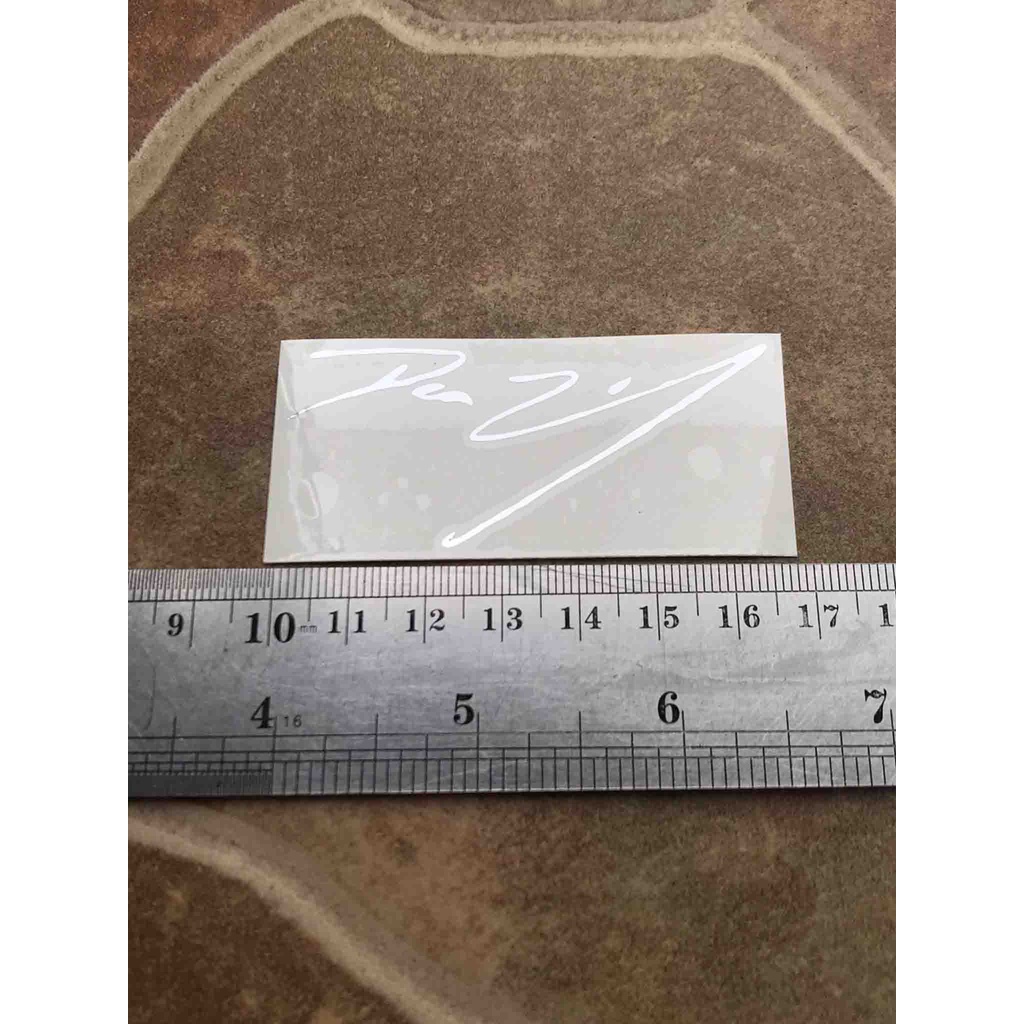 Sticker Tempel Logo Gitar Dean Zelinsky Lespaul Stratocaster Telecaster Headstock Elektrik Akustik K