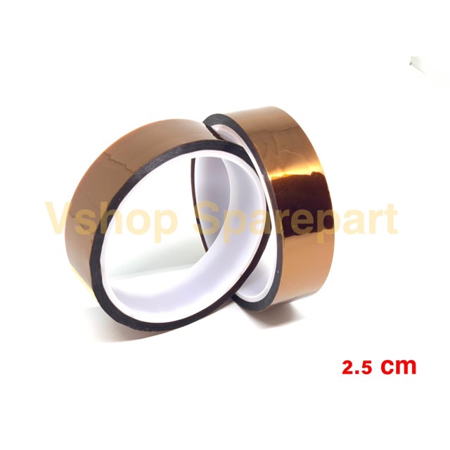 Isolasi Isolatip Tape Anti Panas Tahan Panas Anti High Temperature Tape 2.5cm