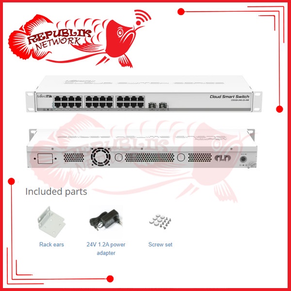 MikroTik CSS 326 24G 2S+ RM CSS326-24G-2S+RM