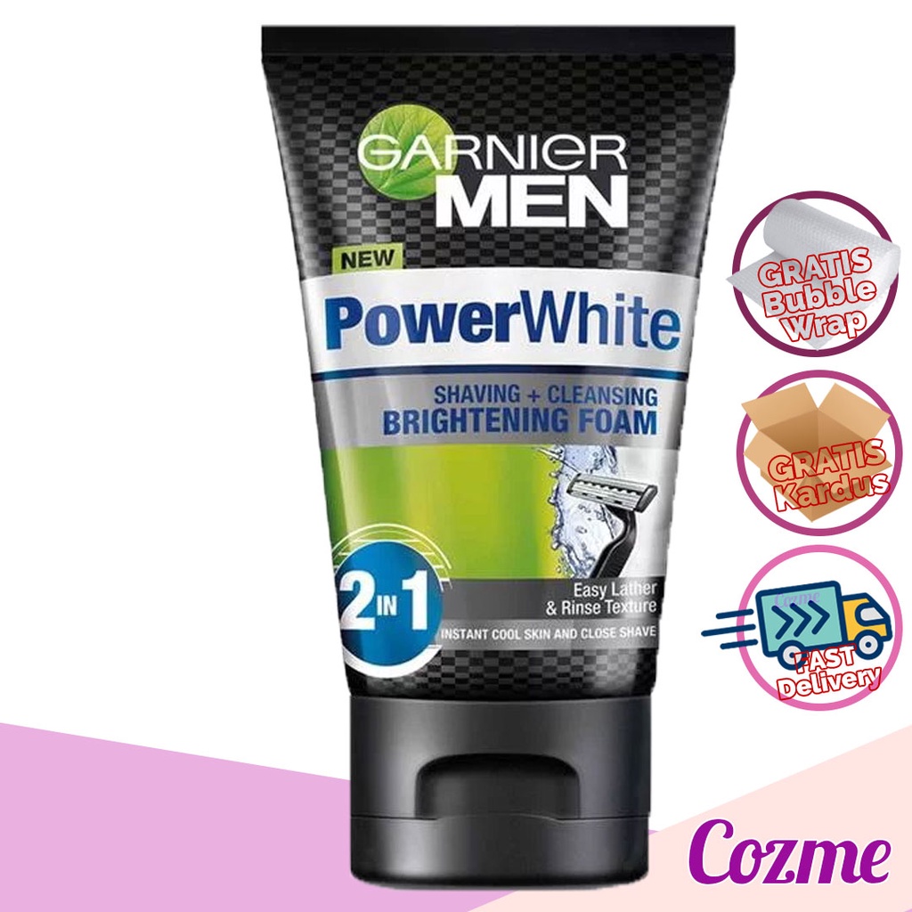 GARNIER Men Turbo Bright Shaving &amp; Cleansing Brightening Foam