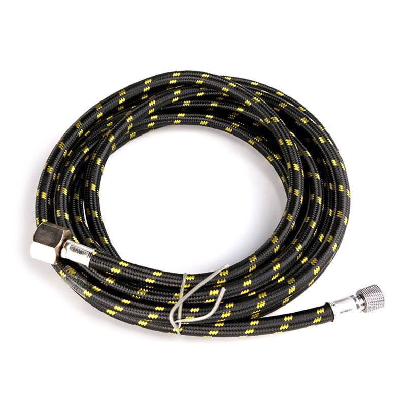 Kiss Nylon Braided Air Hose Selang Angin Airbrush Tahan Lama Dengan Fitting Standard1Per8 &quot;-1Per4 &quot;Di Kedua Ujung Untuk Sambungan Udara