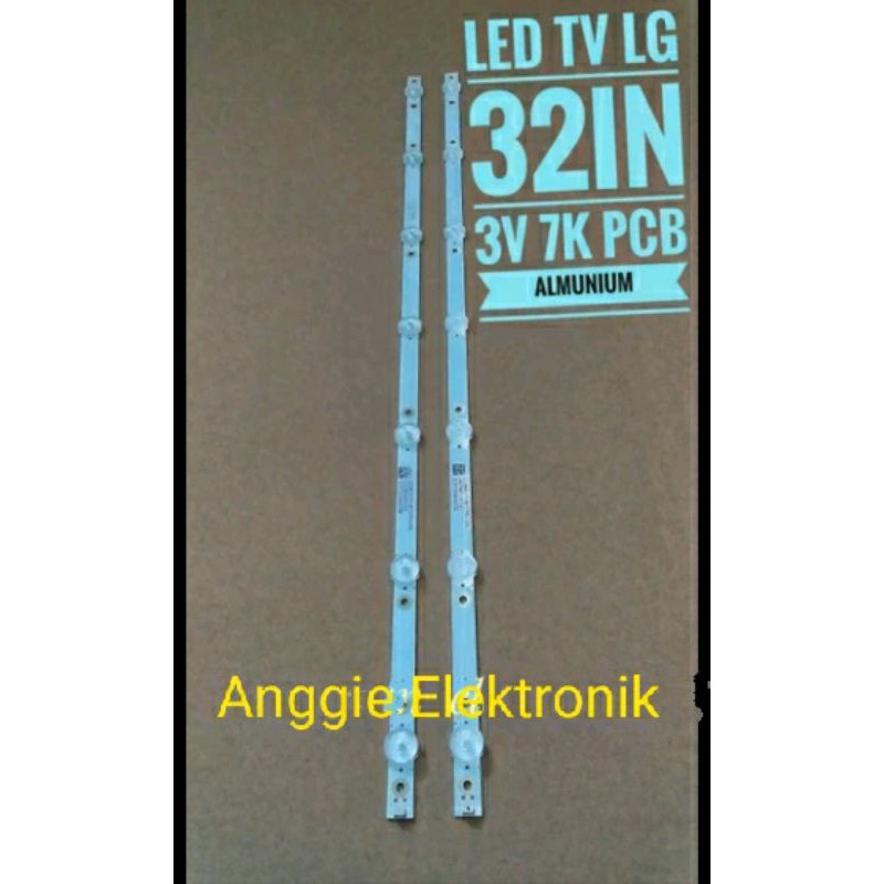 Lampu led tv samsung 32 inch 7 kancing backlight tv samsung 32 inch 7 mata pcb almunium