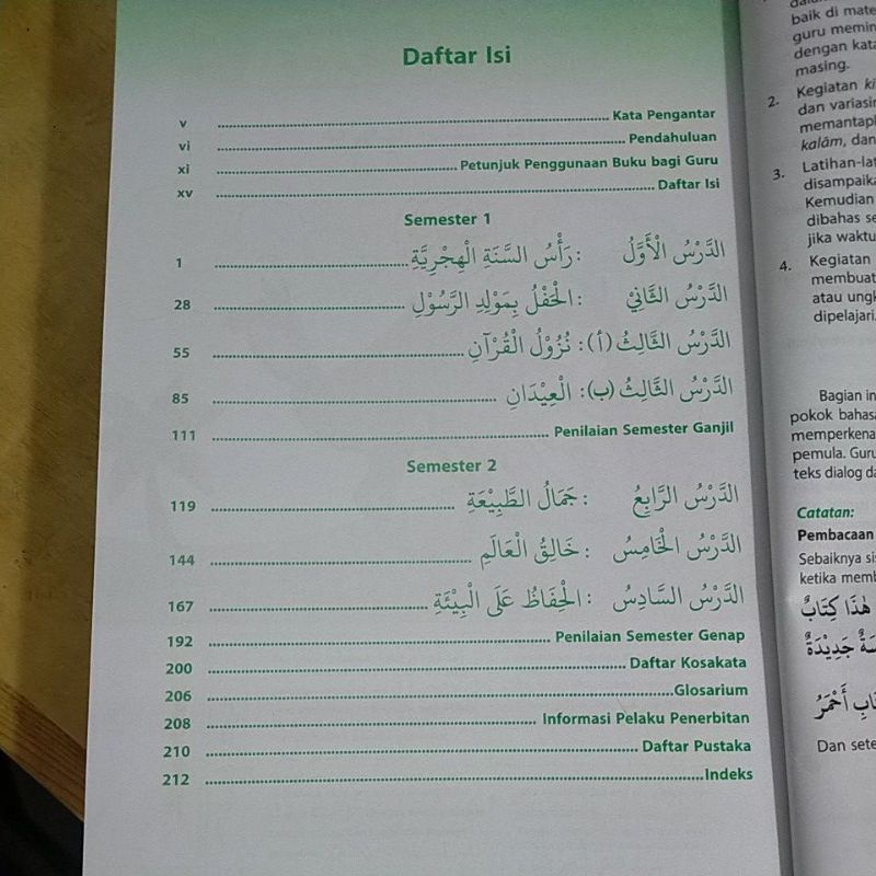 ORI buku teks ayo memahami bahasa Arab k13 kelas 9 penerbit Erlangga