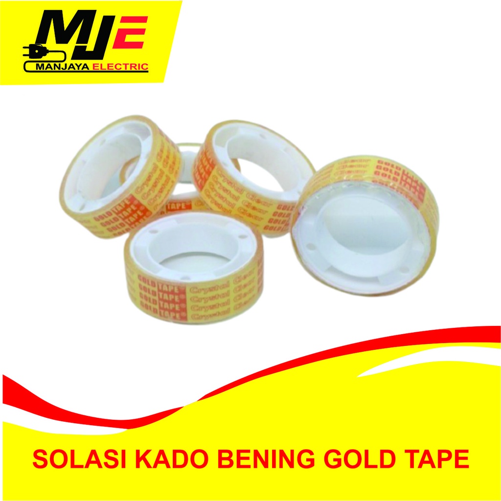 

GOLDTAPE ISOLASI BENING SOLATIP KADO KECIL 12MM SELOTIP MURAH