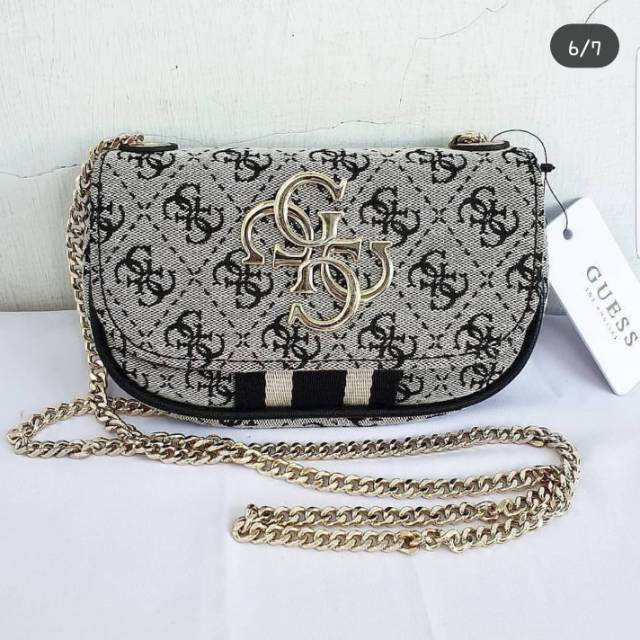 Tas guess vintage mini size black bag