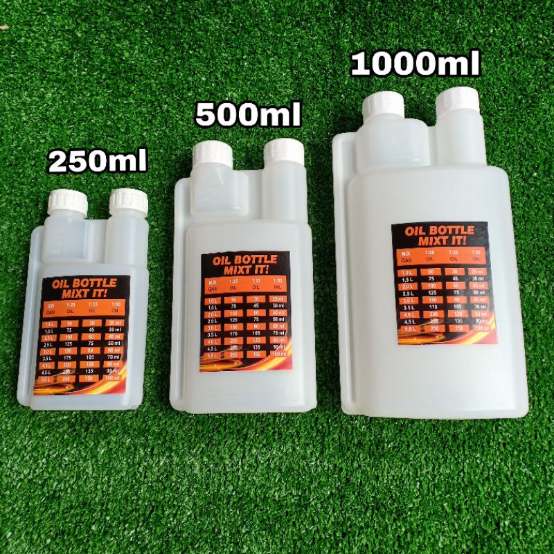 Jual BOTOL TAKARAN OLI SAMPING MOTOR VESPA BOTTLE OIL 250ML 500ML ...