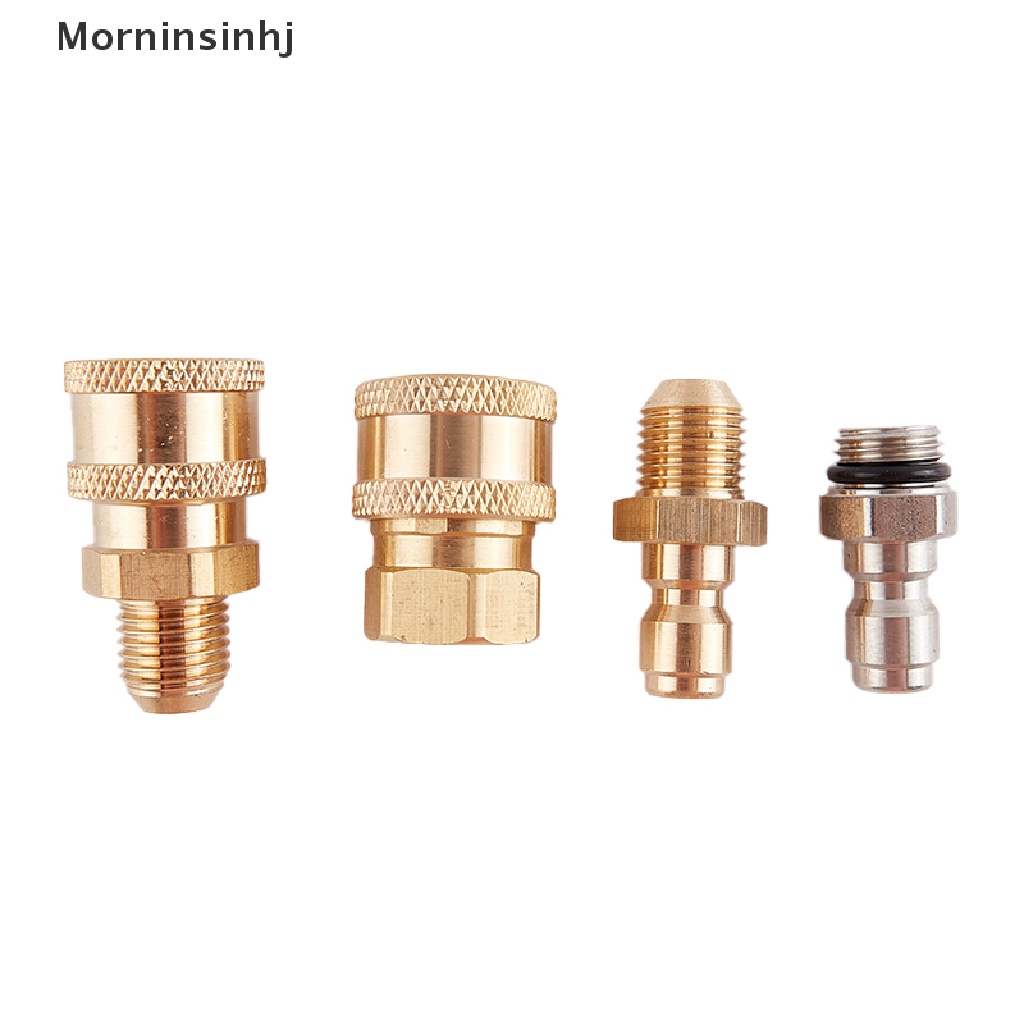 Mornin Coupler Selang Air Tekanan Tinggi Bahan Tembaga 1 / 4 &quot;