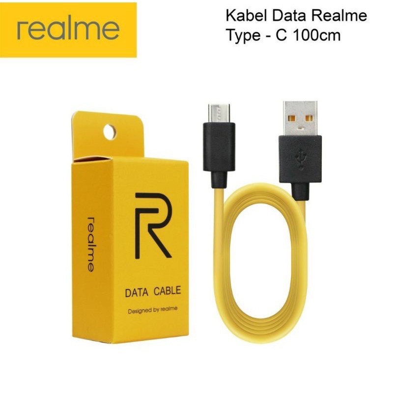 Kabel Data REALME VOOC QUALCON 3.0 Type C Original Tipe C