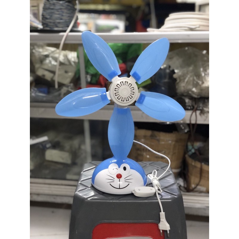 Mini Fan Karakter Doraemon dan Kumbang Kyzuku 36Watt / Kipas Mini Kyzuku / Kipas angin Karakter