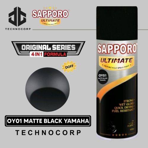 

Cat SAPPORO ULTIMATE OY01 MATTE BLACK YAMAHA ORIGINAL SERIES DOFF ORI