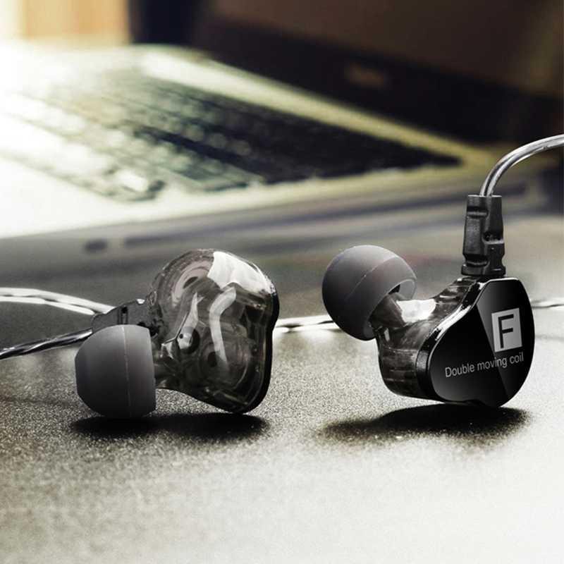 QKZ Dual Driver Earphone HiFi Dengan Mic - QKZ-CK9 ( Mughnii )