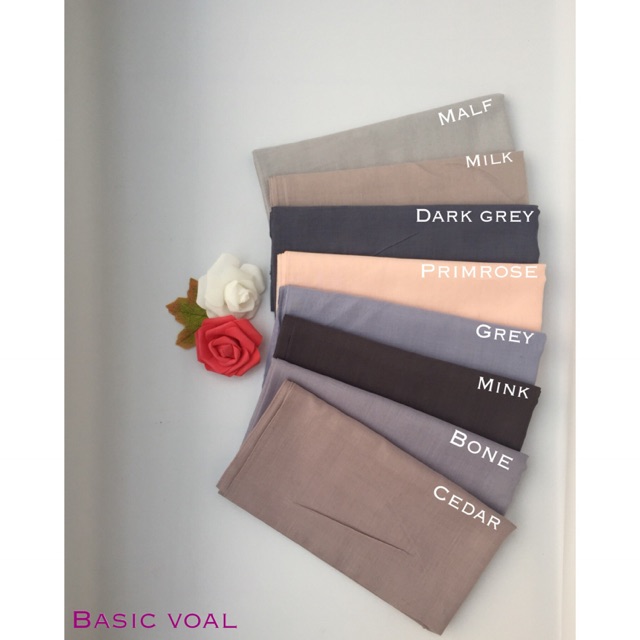 HIJAB MURAH Voal Umama/Katun Lembut