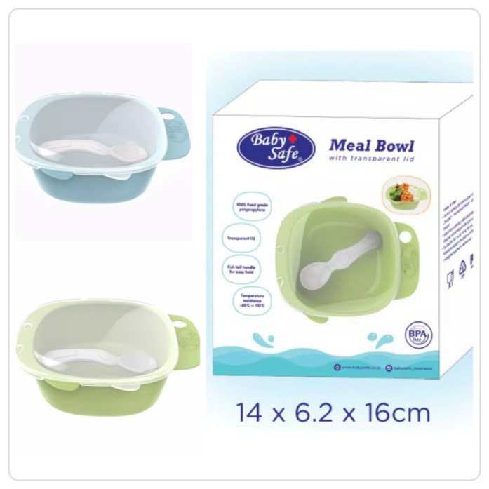 Baby Safe BS352 Grinder / BS354 Suction Bowl / BS356 ada Sendok Tempat Makan Bayi BabySafe CBKS