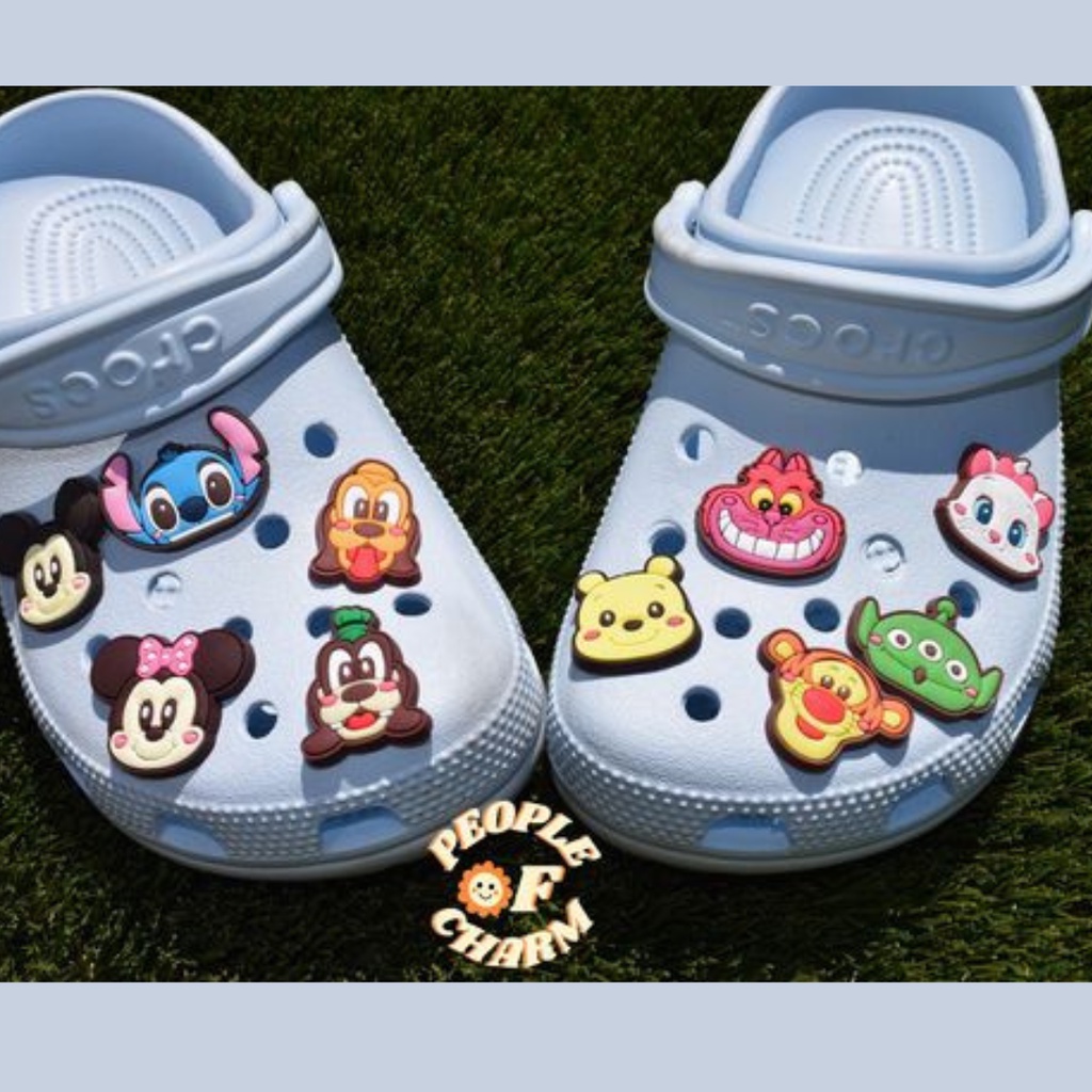 CROCS Jibbitz / Hiasan Sandal Crocs / Dekorasi Sandal Karakter / Fashionable and Charm / Hiasan Sandal Anak dan Dewasa Harga Per Pcs
