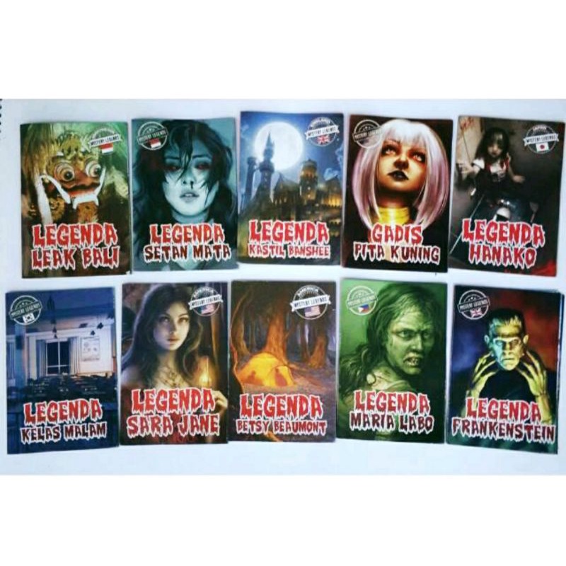 Komik Horor/ Misteri Legenda dapat 10Buku Bacaan Murah