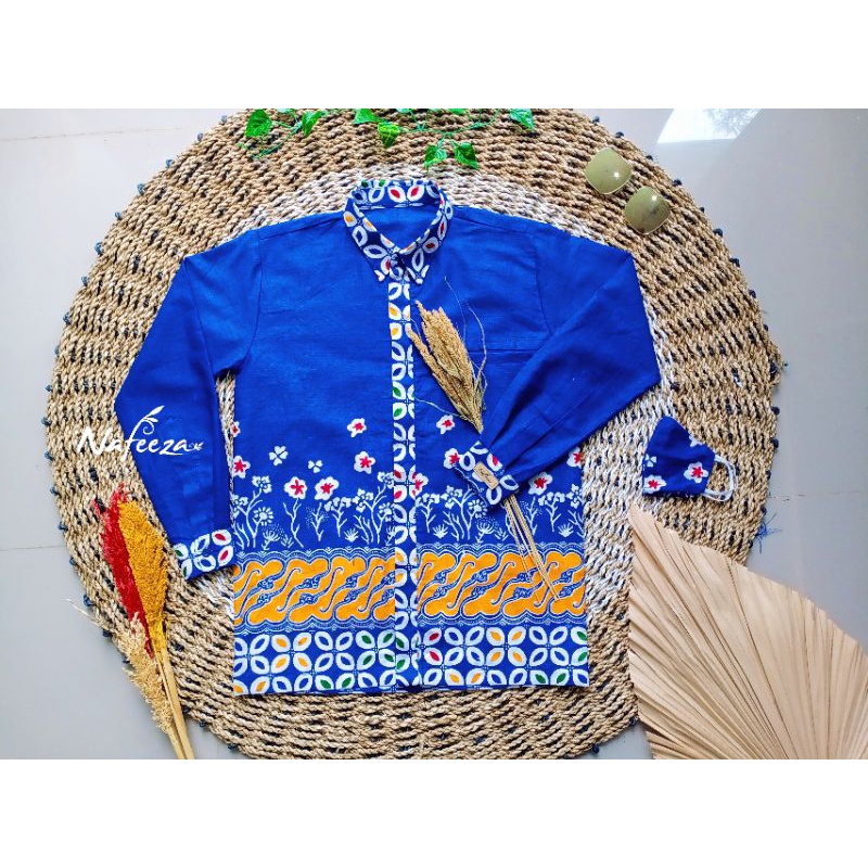 Kemeja batik gamis batik custom baju batik seragam batik jahit baju murah custom gamis batik kombina