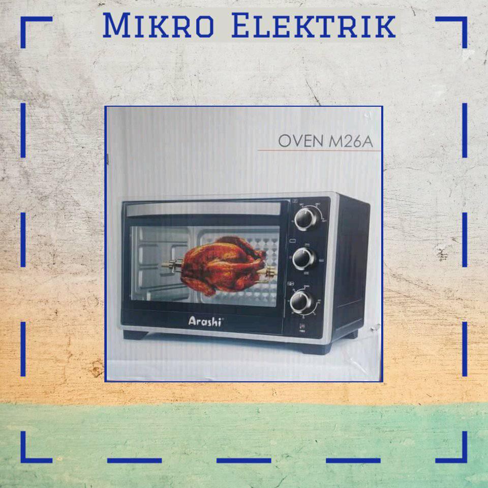 Arashi M26A Oven Electric Murah
