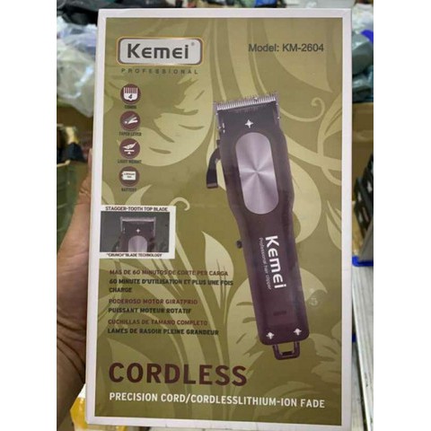 Hair Clipper KEMEI-KM 2604 Mesin Cukur / Alat Cukur Rambut Rechargeable