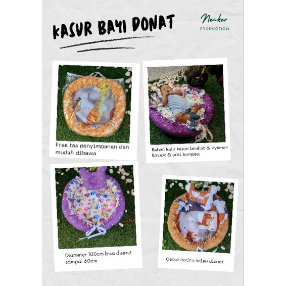 kasur bayi donat