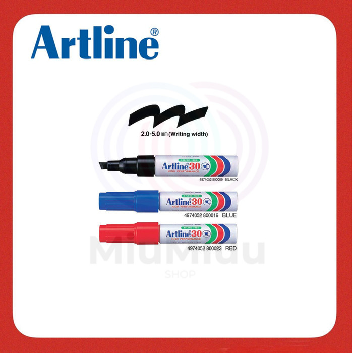 

ARTLINE EK-30 SPIDOL PERMANENT BESAR 2.0-5.0MM KACA PLASTIK KAYU