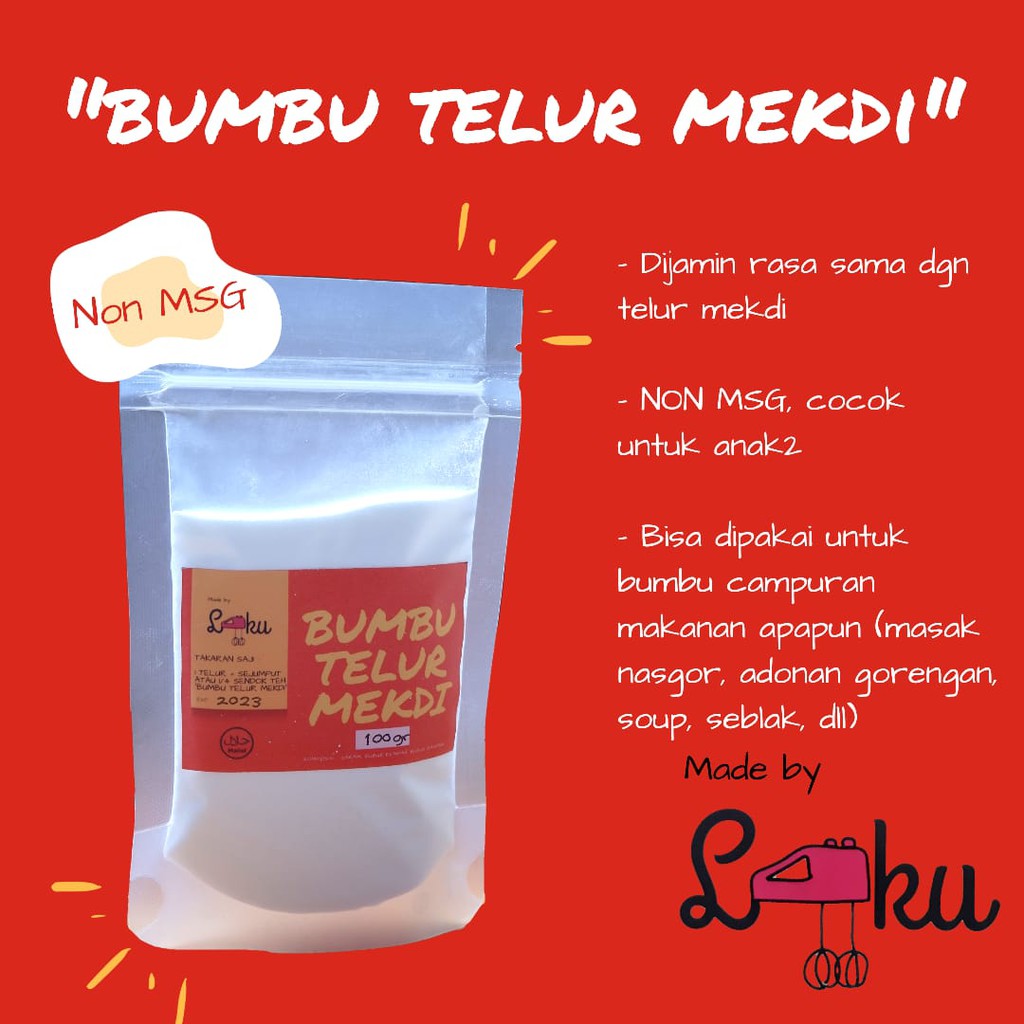 

Bumbu Masak Serbaguna "Bumbu Telur Mekdi" McD