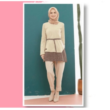 Rahnem Atasan Wanita AT 39 / Blouse Wanita Jumbo / Atasan Wanita Blouse / Fashion Muslim