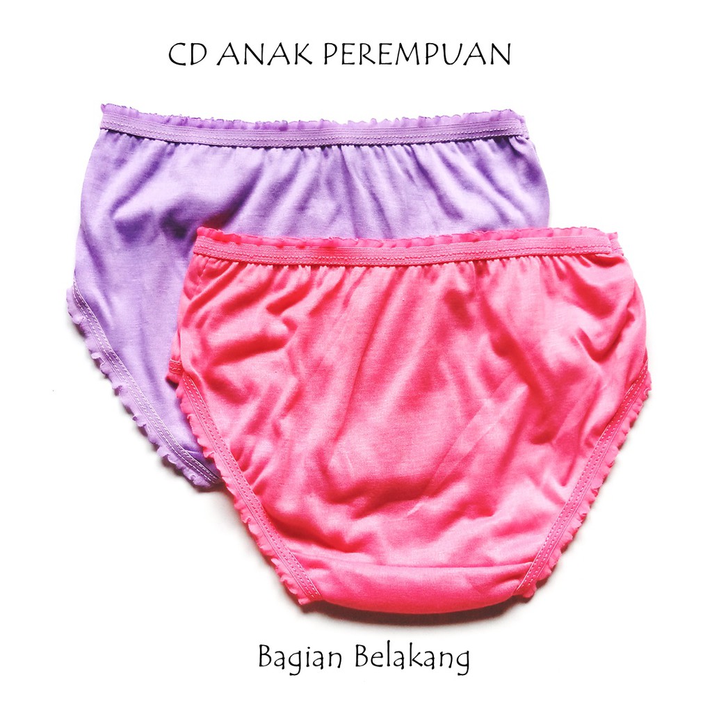 Celana Dalam Polos Anak Perempuan / Cewek (Uk S M L)