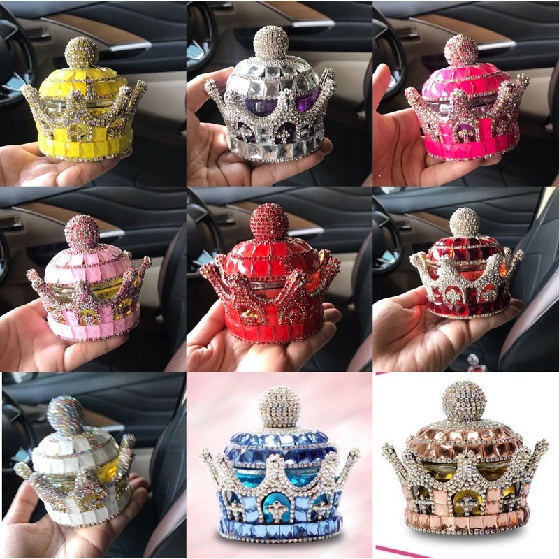 Parfume  mobil parfum mmahkota  Monchic Car Pendant parfume mobil mahkota Balls Diamond Monchic Ornament Car Decoration