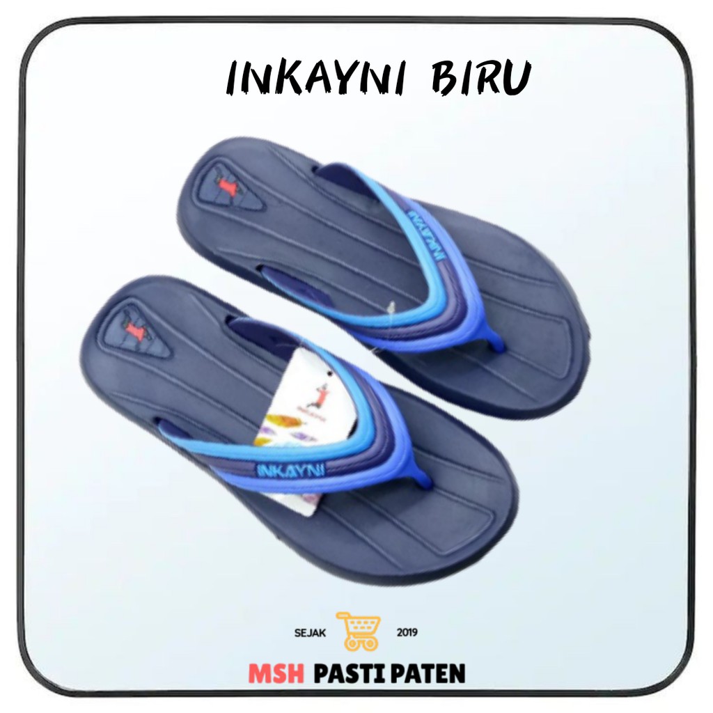 INKAYNI 6008 SIZE 35-44 Sandal jepit karet pria dewasa Sendal murah