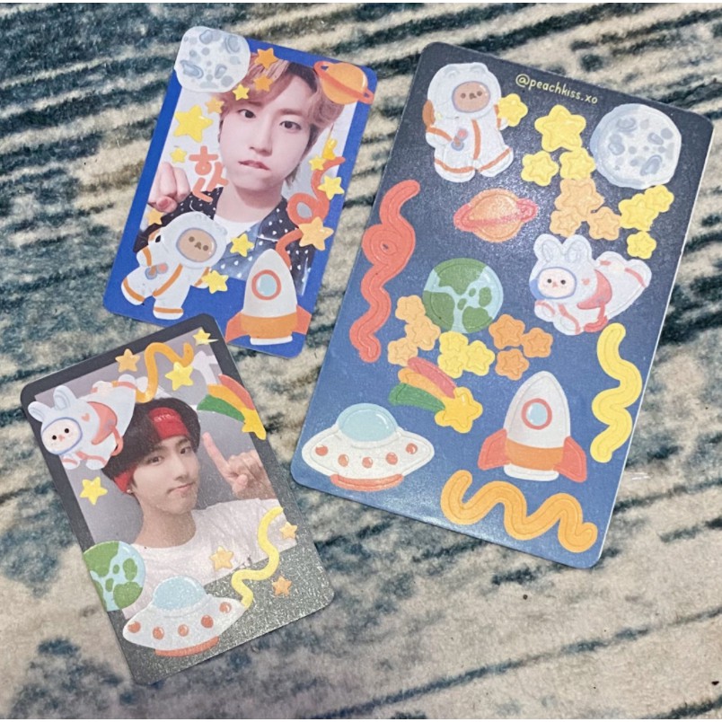 Stiker Dekorasi Deco Photocard Journal Polcos Space UFO (Waterproof) by @peachkiss.xo