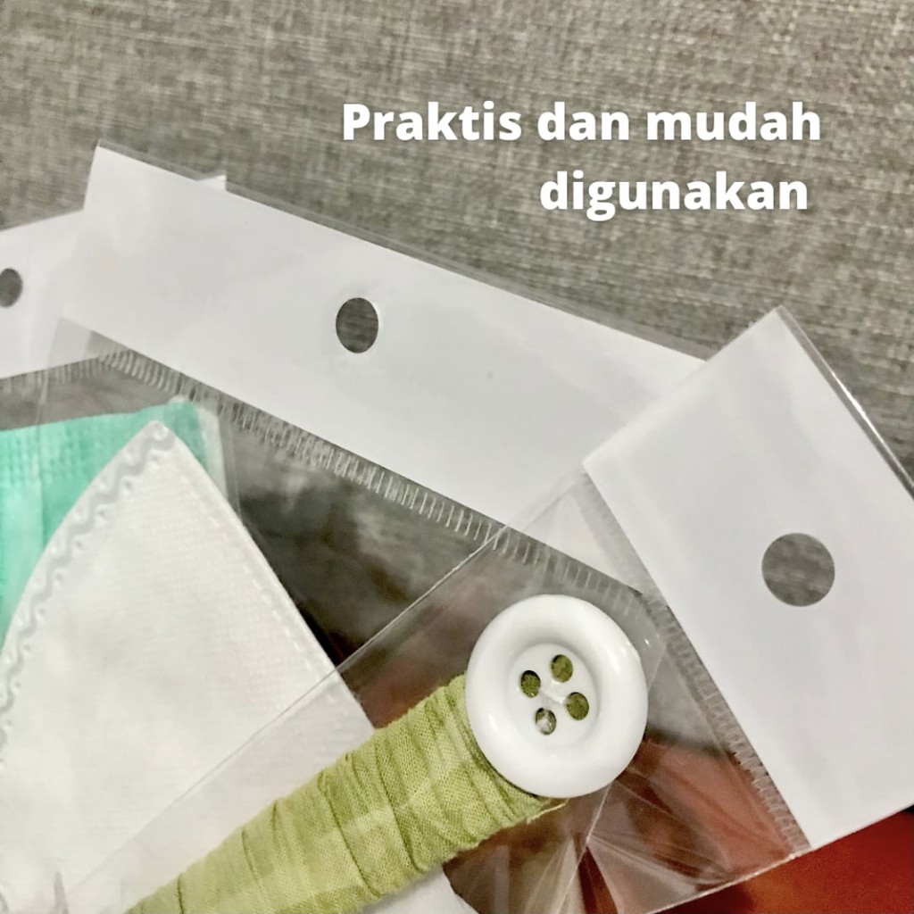 PLASTIK KEMASAN MASKER KONEKTOR STRAP 33 30 MICRON ISI 100 LEMBAR KALSEL BANJARMASIN | RUMIFY