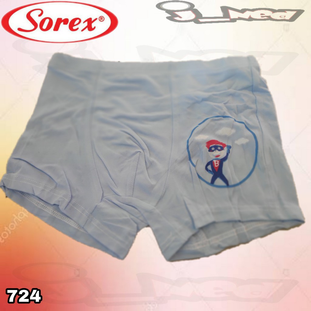 J724 CD BOXER ANAK SOREX S - XL SOREX KIDS | CELANA DALAM BOXER ANAK