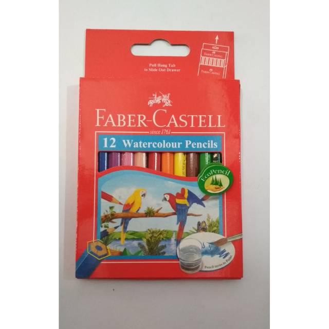 

Faber Castell Pensil warna 12 pendek water colour