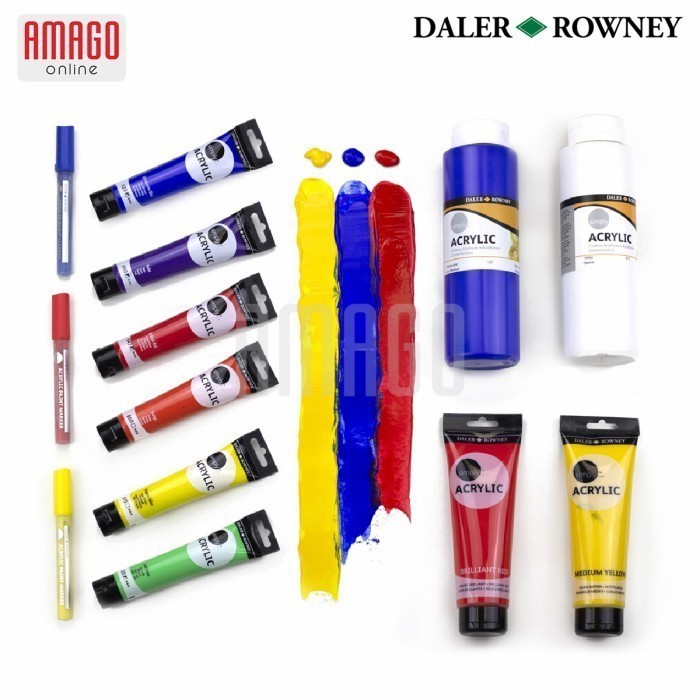 DALER-ROWNEY - SIMPLY ACRYLIC PAINT 750 ml - MEDIUM GREEN - 126750391