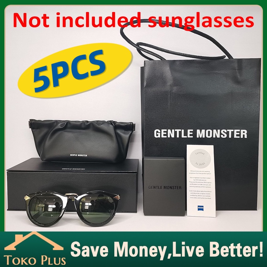 5Pcs Kacamata Wanita Gentle Monster HER Authentic Box Original 2022 New Gentle Monster Kotak Kacamat