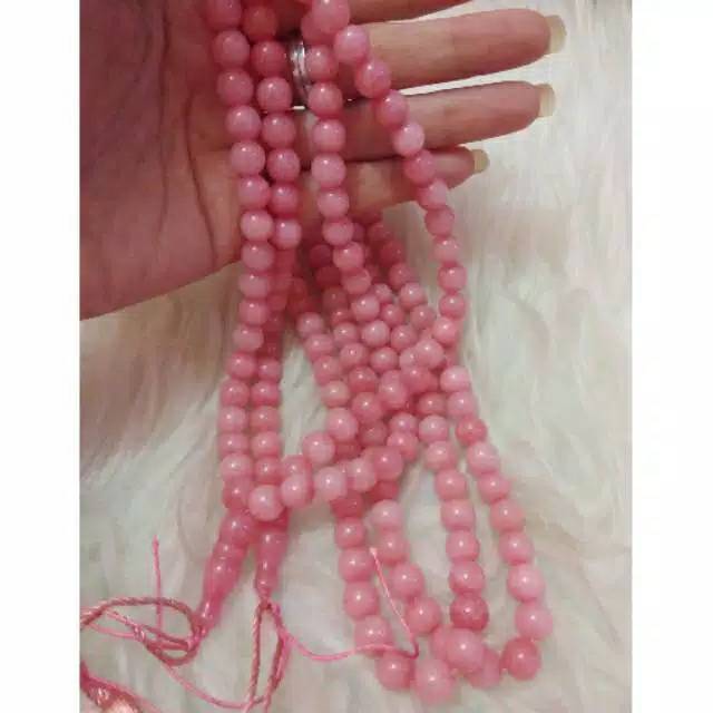 Tasbih Batu Alam Pink