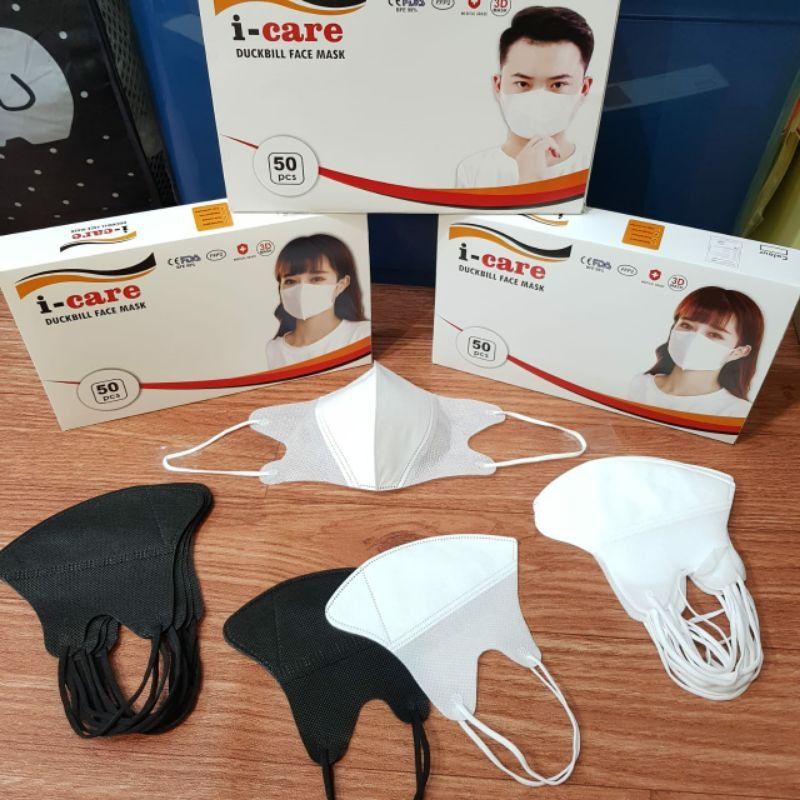 careion Duckbill Garis terbaru/masker Duckbill Garis