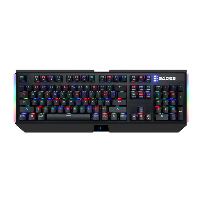 KEYBOARD SADES GAMING MECHANICAL GROZA FULLSIZE OPTICAL SWITCH RGB