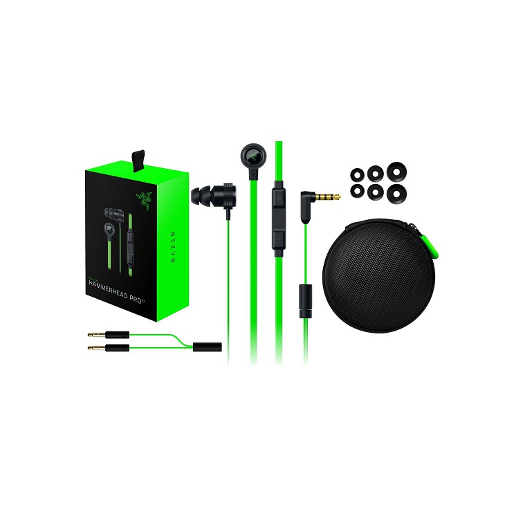 Razer Hammerhead Pro V2 Earphone Headset Gaming Hammer Head